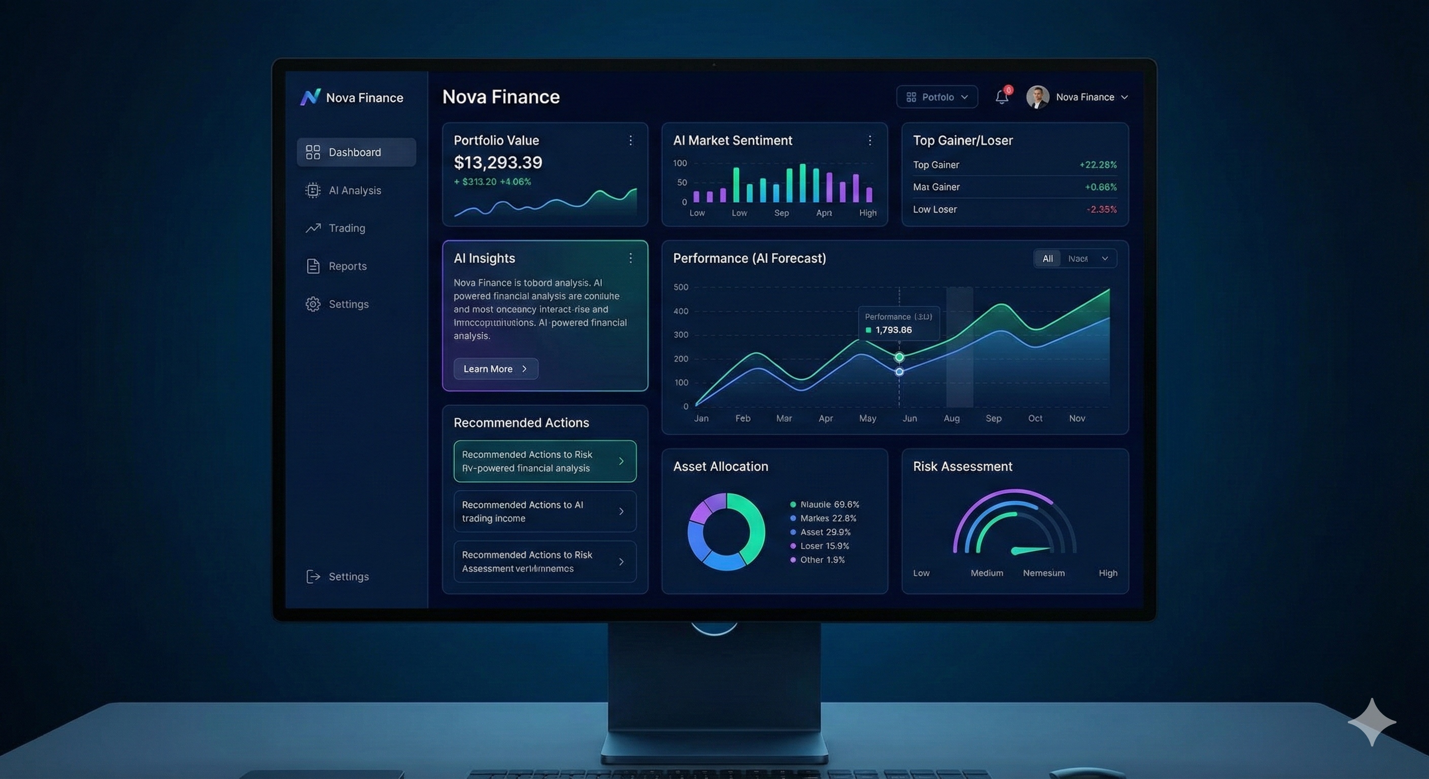 Nova Finance Dashboard