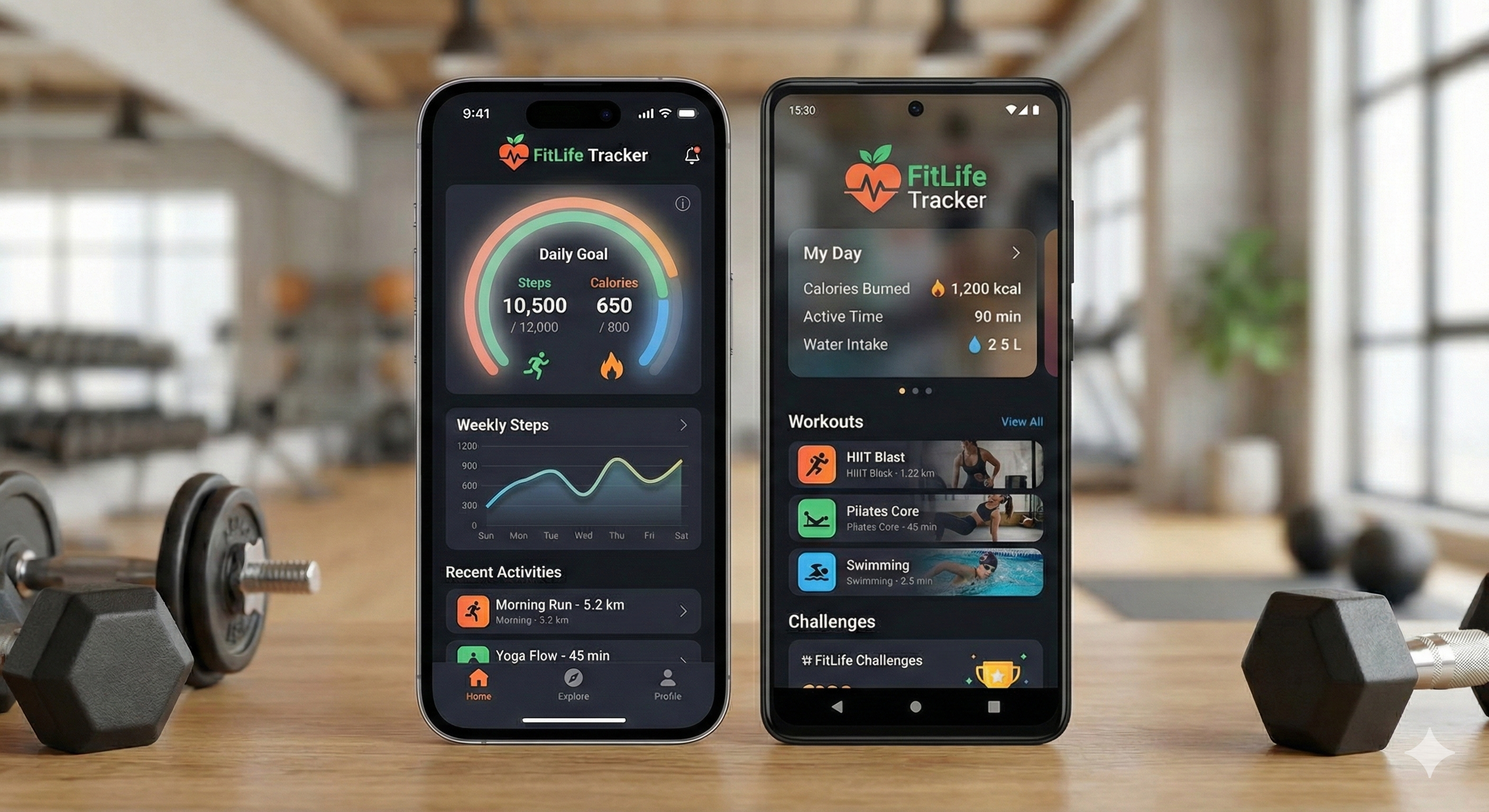FitLife Tracker Mobile Application